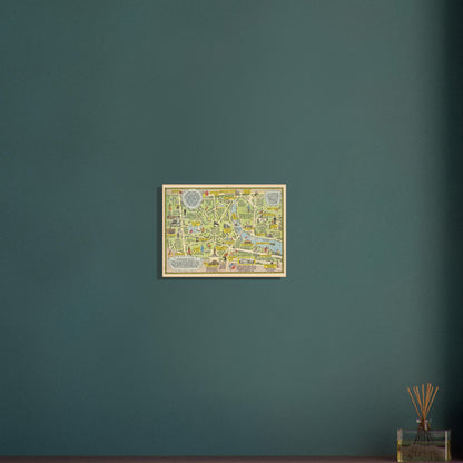 Landscape wall print of Kensington Gardens and Hyde Park by John Pearson Sayer